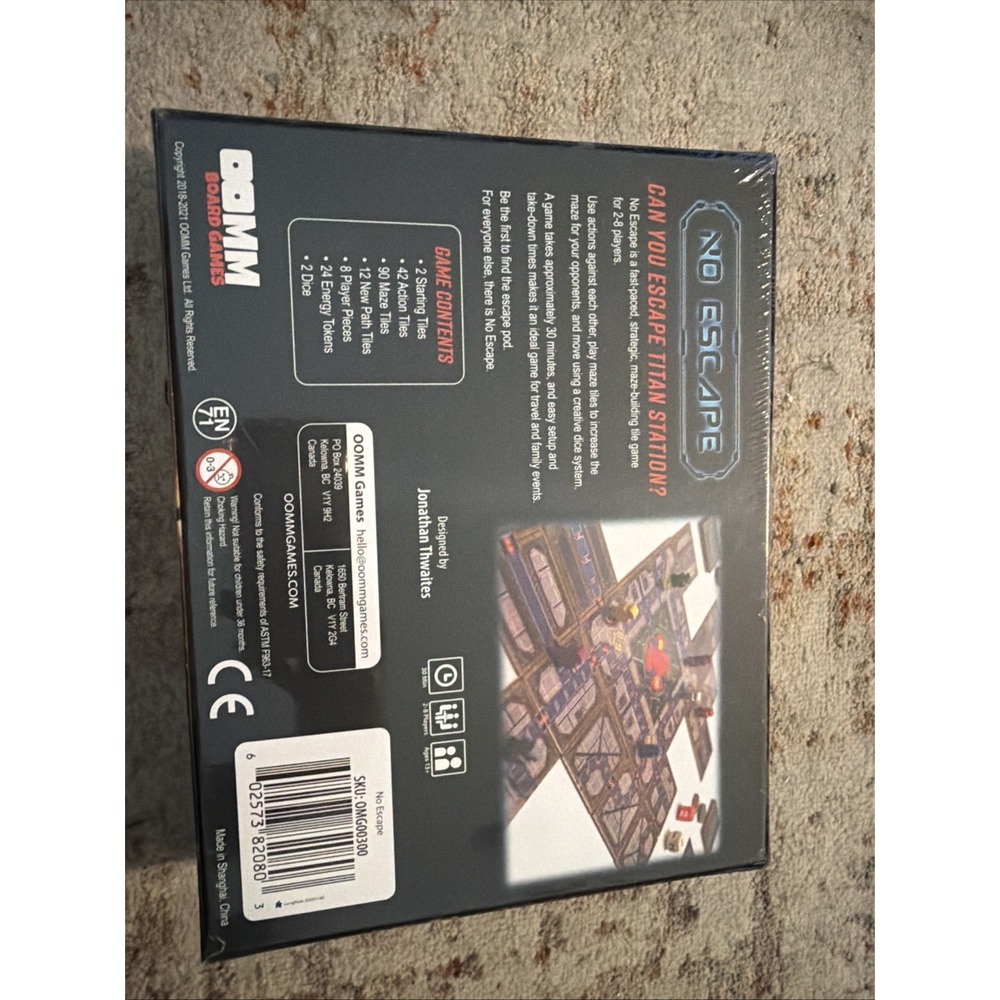 No Escape: Strategic Maze-Building Board Game - Titan Station Escape Adventure - Picture 2 of 2
